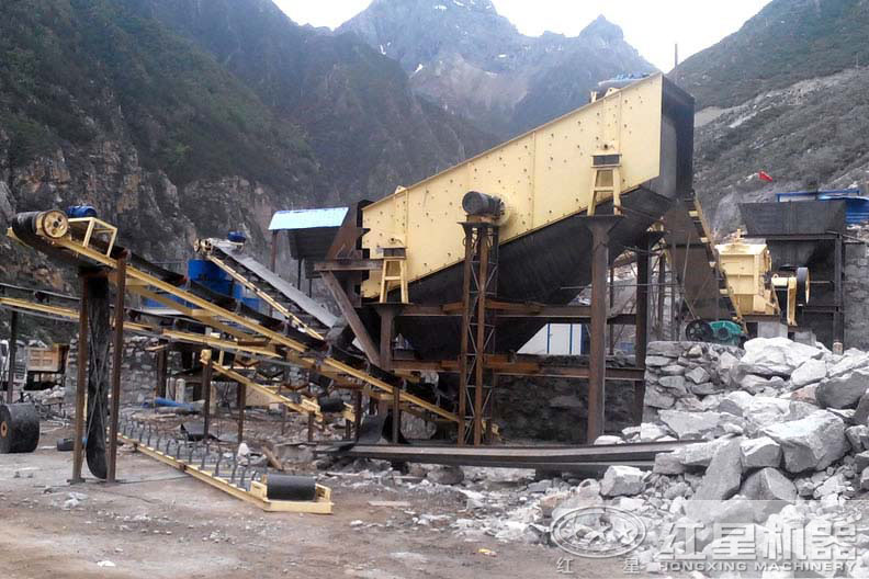 制砂線生產現(xiàn)場